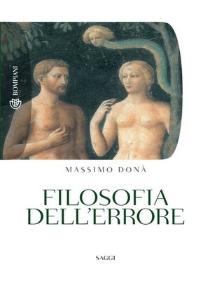 cover image of Filosofia dell'errore